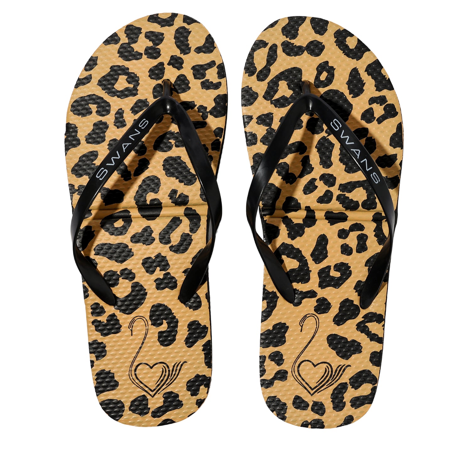 SWANS FOLDABLE FLIP FLOP- LEOPARD
