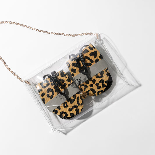 SWANS FOLDABLE FLIP FLOP- LEOPARD