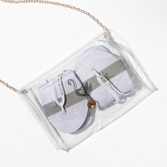 SWANS FOLDABLE FLIP FLOP- WHITE